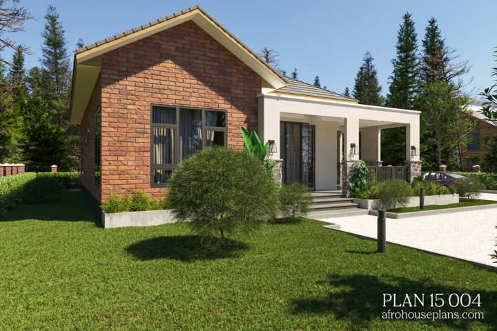 2 Bedrooms House Plan 15 004